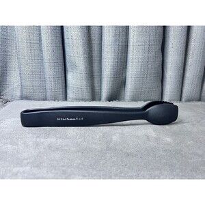 KitchenAid Tongs Kitchen Serving Utensil Black Serrated Edge
